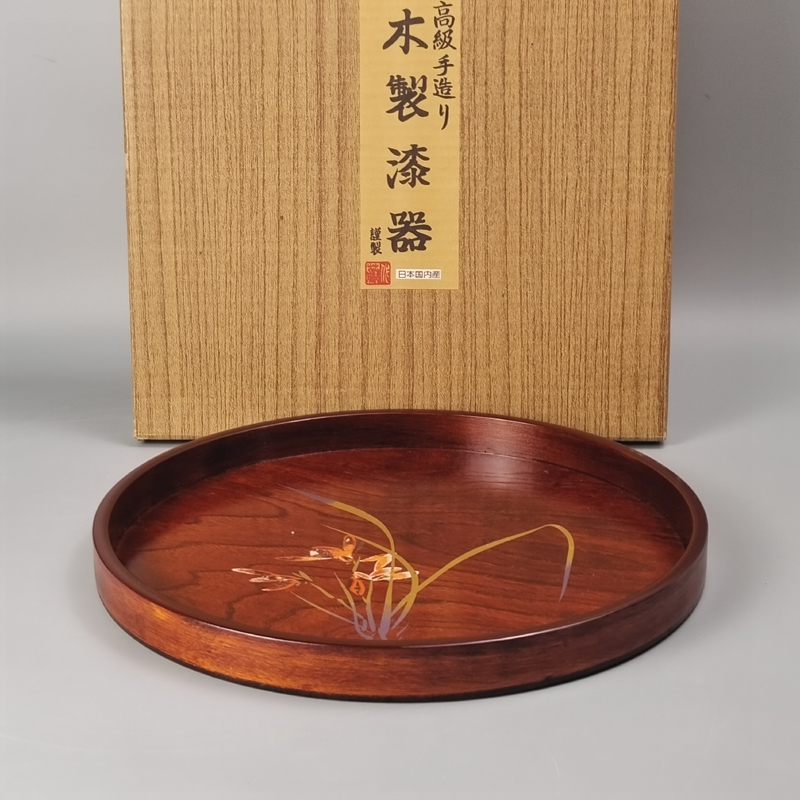 秀泉陶苑作日本织部烧茶碗。未使用品带原箱。 直径：6.0厘米。-Taobao