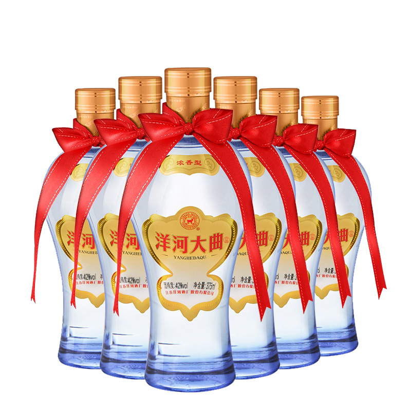 洋河大曲55度500mL*6瓶官方自营旗舰店浓香型白酒评价- 淘宝网