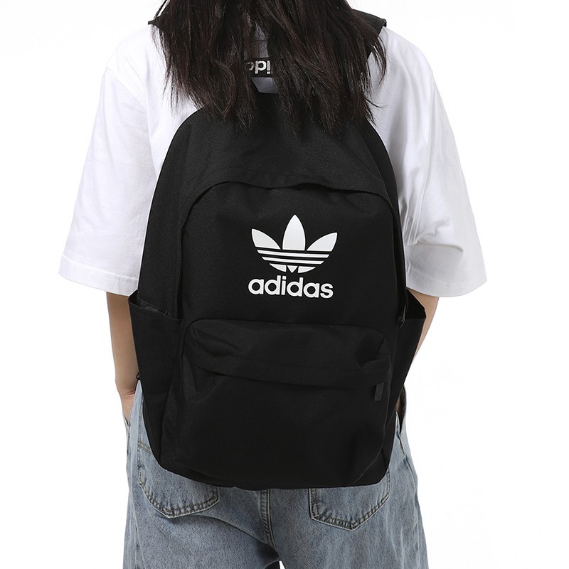 阿迪达斯书包男女包三叶草正品运动包休闲双肩包学生背包H35596-Taobao