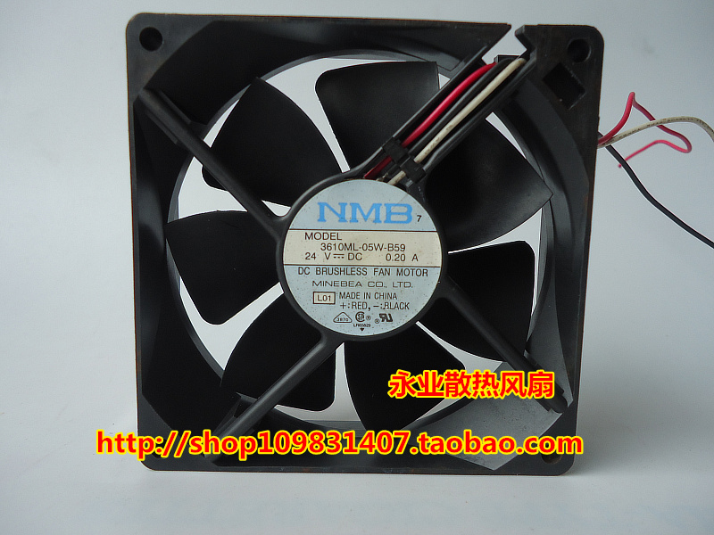 全新鸿华HA3510H24B-Z 伺服驱动器散热风扇24V 0.16A 3.5cm 3510