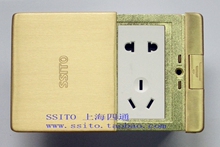 Аудио разъем 多媒体影音面板插座 音视频色差tv电视背景墙插 电脑电视连投影插 Shanghai four/way