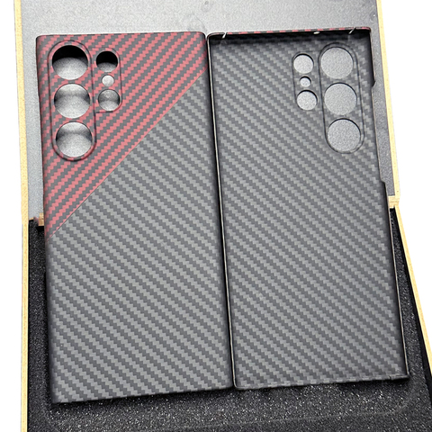 S24, S24 Plus, S24 Ultra Rimless Borderless Frame Lightweight Magnetic Hollow Heatsink Heat Dissipation Carbon Fiber Samsung