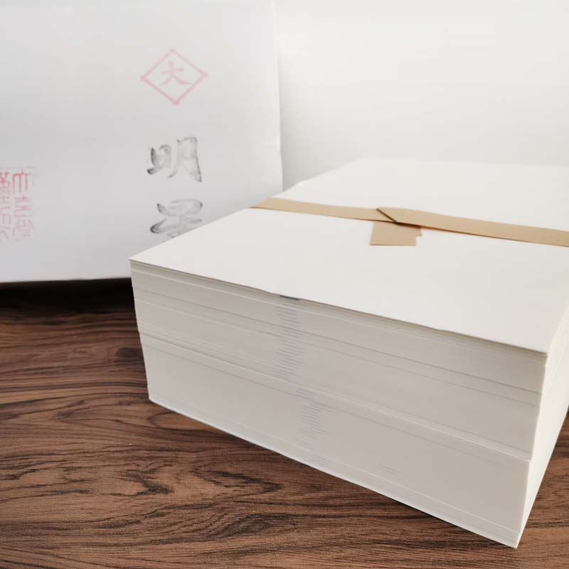 日本因州和紙桔梗特薄書道半紙書法用紙練習紙宣紙不滲墨不暈墨-Taobao