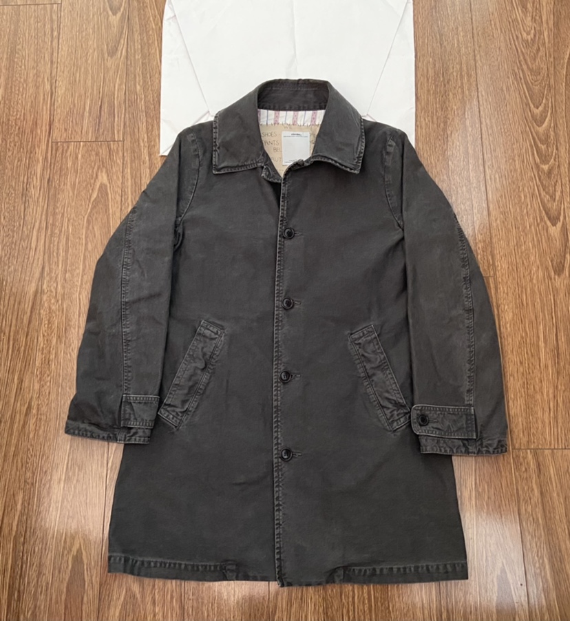 VISVIM MIES COAT（INDIGO CHECK）風衣外套-Taobao