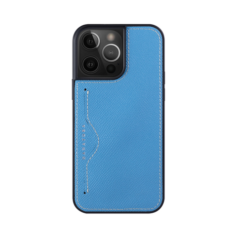 HANATORA Flower Tiger Genuine Leather Card Holder Luxury High-end 15, 14, 13, 12, 11 iPhone Case