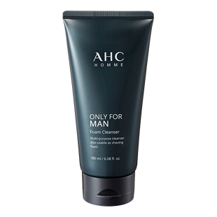 AHC 男士洗面奶温和洁面深层清洁保湿舒缓不紧绷护肤官方旗舰店