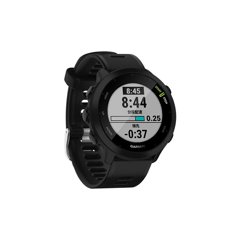 【自营】GARMIN/佳明 Forerunner 158 率性黑 户外运动手表 定位男女心率腕表 跑步骑行智能通知运动时尚手表