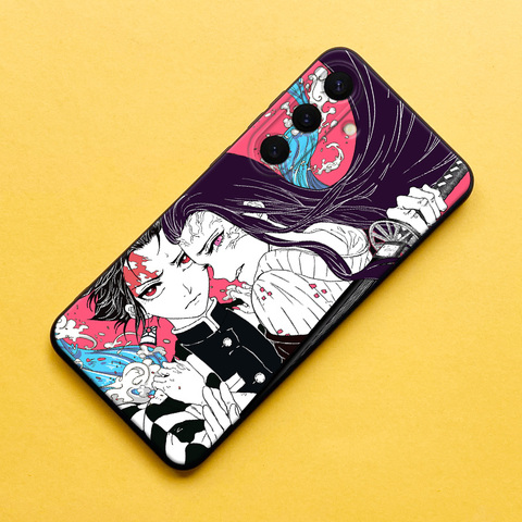 Anime – Demon Slayer Matte Soft Silicone TPU S24, S24 Plus, S24 Ultra, S23, S23 Plus, S23 Ultra, S22, S22 Plus, S22 Ultra