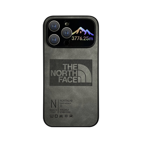 The North Face Charcoal Mountain Altitude iPhone Case