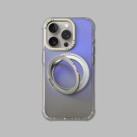 Neon Color MagSafe Ring Kickstand 15, 14, 13, 12 iPhone Case