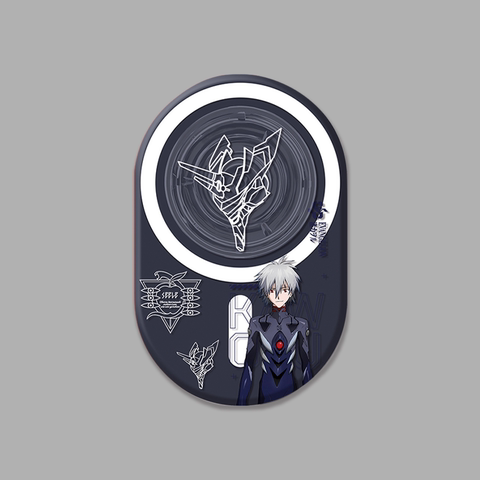 Evangelion EVA Anime Removable Suction Cap – MagSafe Magnetic Ring Finger Holder Kickstand – Accessories – 15, 15 Plus, 15
