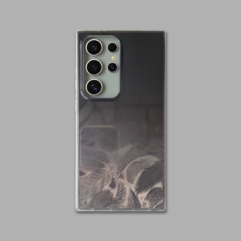 Gradient Pearl Shine Feather S24, S24 Plus, S24 Ultra Samsung Phone Case
