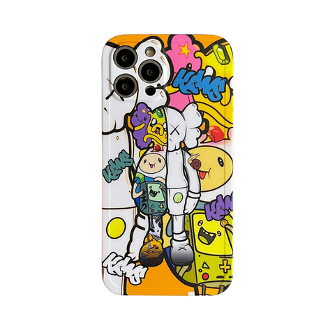 KAWS Split In Half 15, 14, 13, 12, 11 iPhone Case