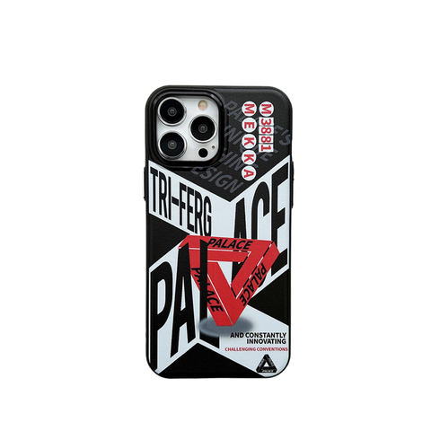Black — Palace Skateboard New 15, 14, 13, 12 iPhone Case