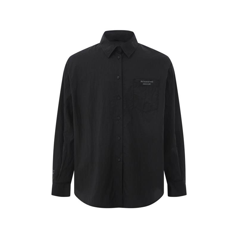 波司登户外防晒polo衬衫男春秋防紫外线长袖女款