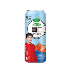 葡口果粒果汁饮料葡萄草莓荔枝黄桃汁果肉饮品490ml*6罐散装价格比较