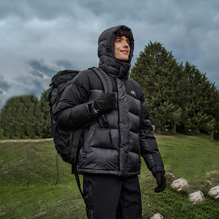 【热销高充绒】坦博尔羽绒服男款冬季短款连帽休闲户外加厚外套