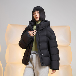 美力城暖天鹅轻量鹅绒羽绒服新款短款保暖休闲显瘦外套女冬108