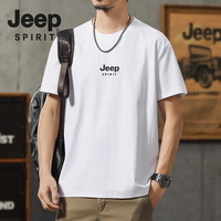 拍3件！JEEP多款纯棉男女短袖T恤正品