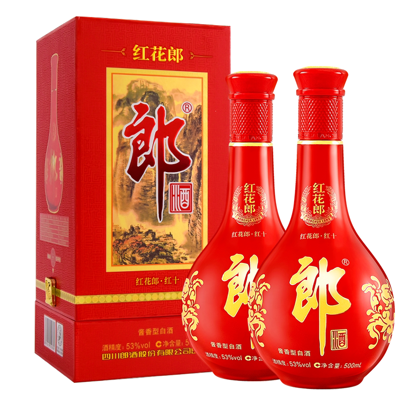 郎酒红花郎红十第四代（五代） 53度500ml*1瓶酱香型白酒评价- 淘宝网