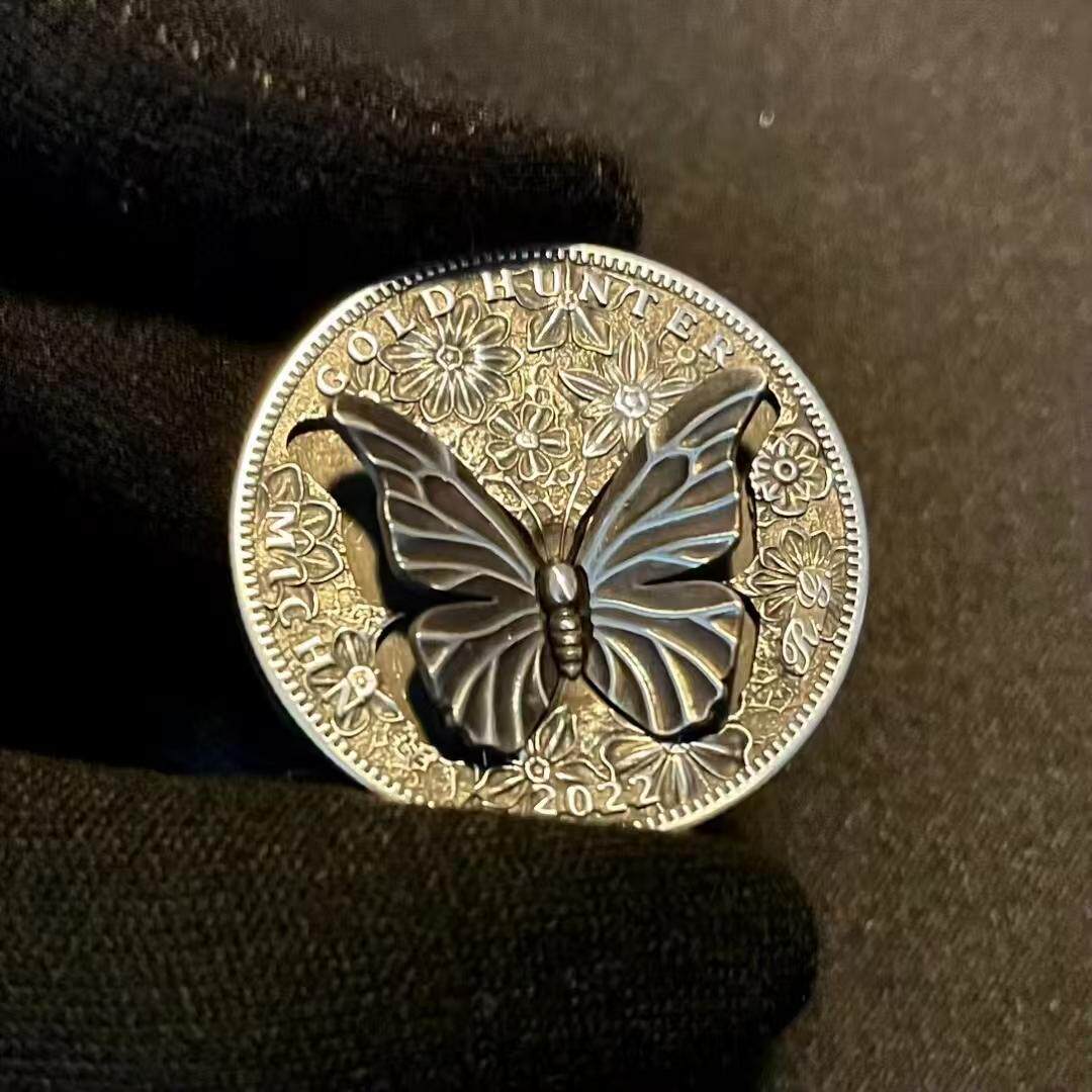 神奇罗曼布丁可动机关1921圣杯流浪币骑士拔剑硬币镀银和平-淘宝网