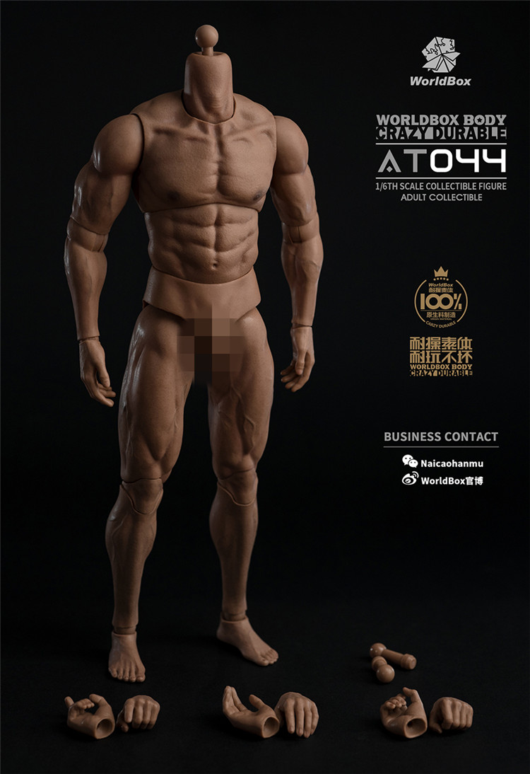 现货耐操素体1/6兵人素体壮汉版Worldbox AT027男素体肌肉素体-Taobao