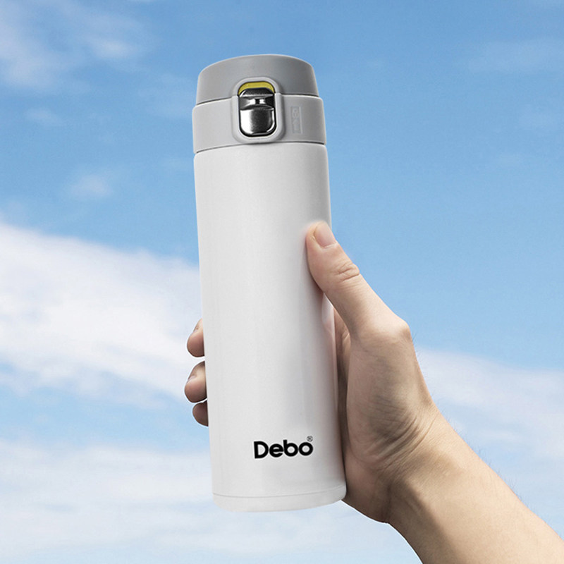 德国Debo保温杯便携男女士大容量学生ins杯子简约可爱高档水杯