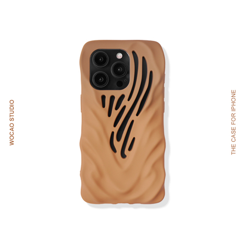 New 3D Wavy Wing Hollow Heatsink Heat Dissipation 15, 14, 13, 12 iPhone Case