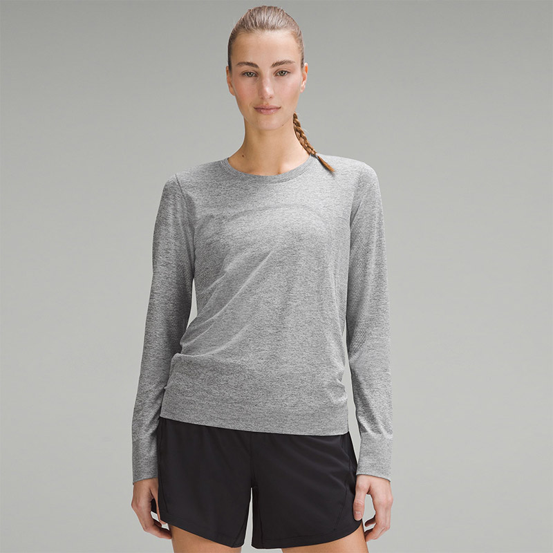 Swiftly Relaxed 女士运动长袖 T 恤丨lululemon丨LW3FUQS,降价幅度49.2%