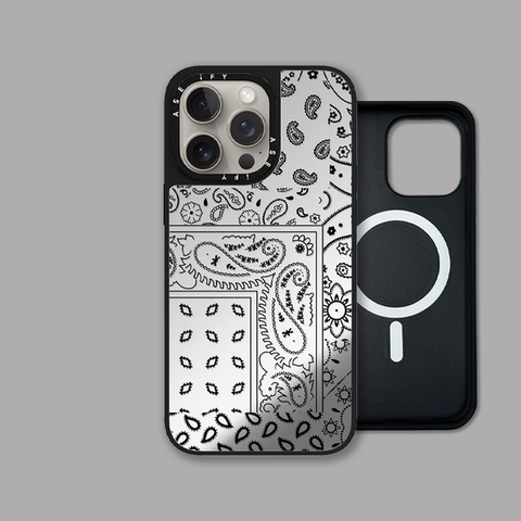Monochrome New MagSafe Mirror 15, 14, 13, 12 iPhone Case