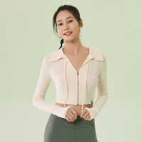 SKYHAND瑜伽服女短款透气健身服