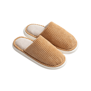 网易严选棉拖鞋女款秋冬季新款保暖情侣家居室内防滑包跟居家男士