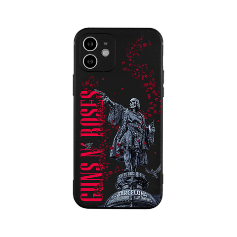 Guns And Roses New Metal Band Illustration 15, 14, 13, 12, 11 iPhone Case