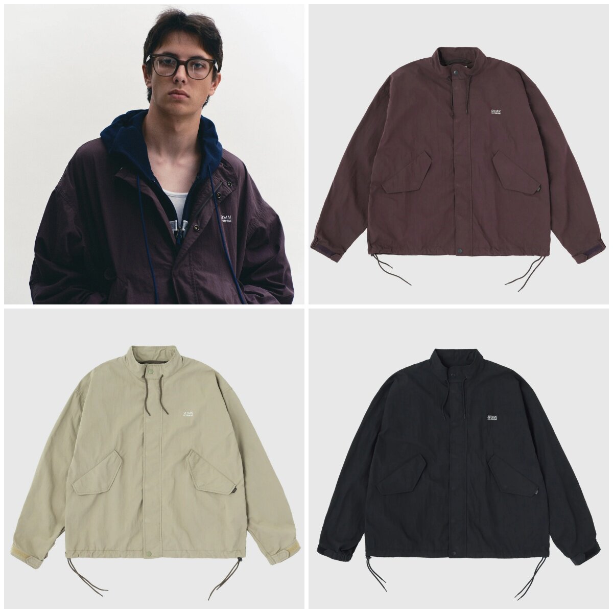 26SS DESCENDANT BAIT NYLON ANORAK . BLUE 26SS DESCENDANT BAIT 