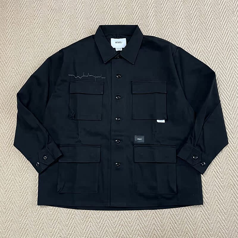 国仓WTAPS MODULAR LS/COTTON.RIPSTOP 十袋多口袋长袖衬衫20AW-Taobao