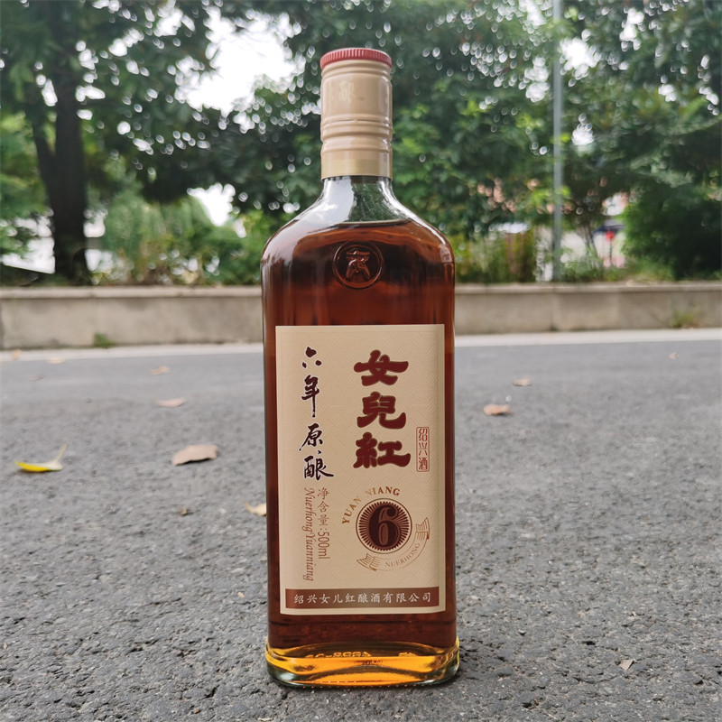 塔牌绍兴黄酒六年陈手工特酿特型黄酒500ml*8瓶整箱礼盒装塔牌国评价