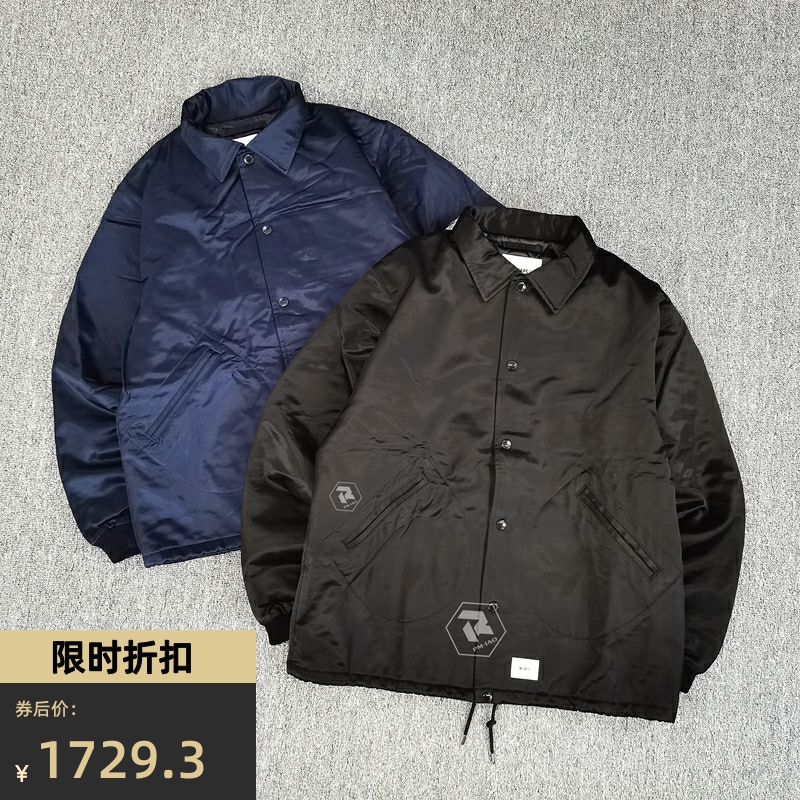 飄渺現貨WTAPS CHIEF JACKET POLY TWILL SIGN寬鬆教練夾克23SS-Taobao