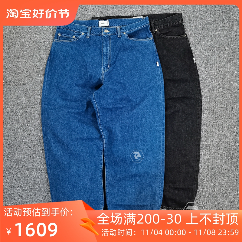 飄渺現貨WTAPS BLUES BAGGY TROUSERS COTTON DENIM牛仔褲男20AW-Taobao