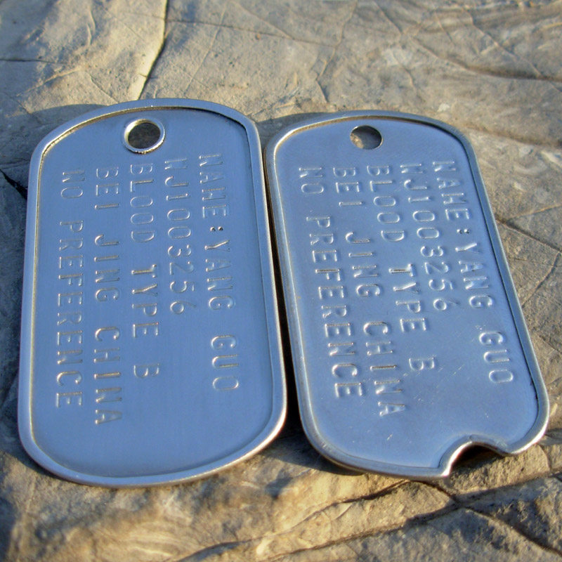 Купить Армейский жетон Классический Второй мировой войны зубчатый ...