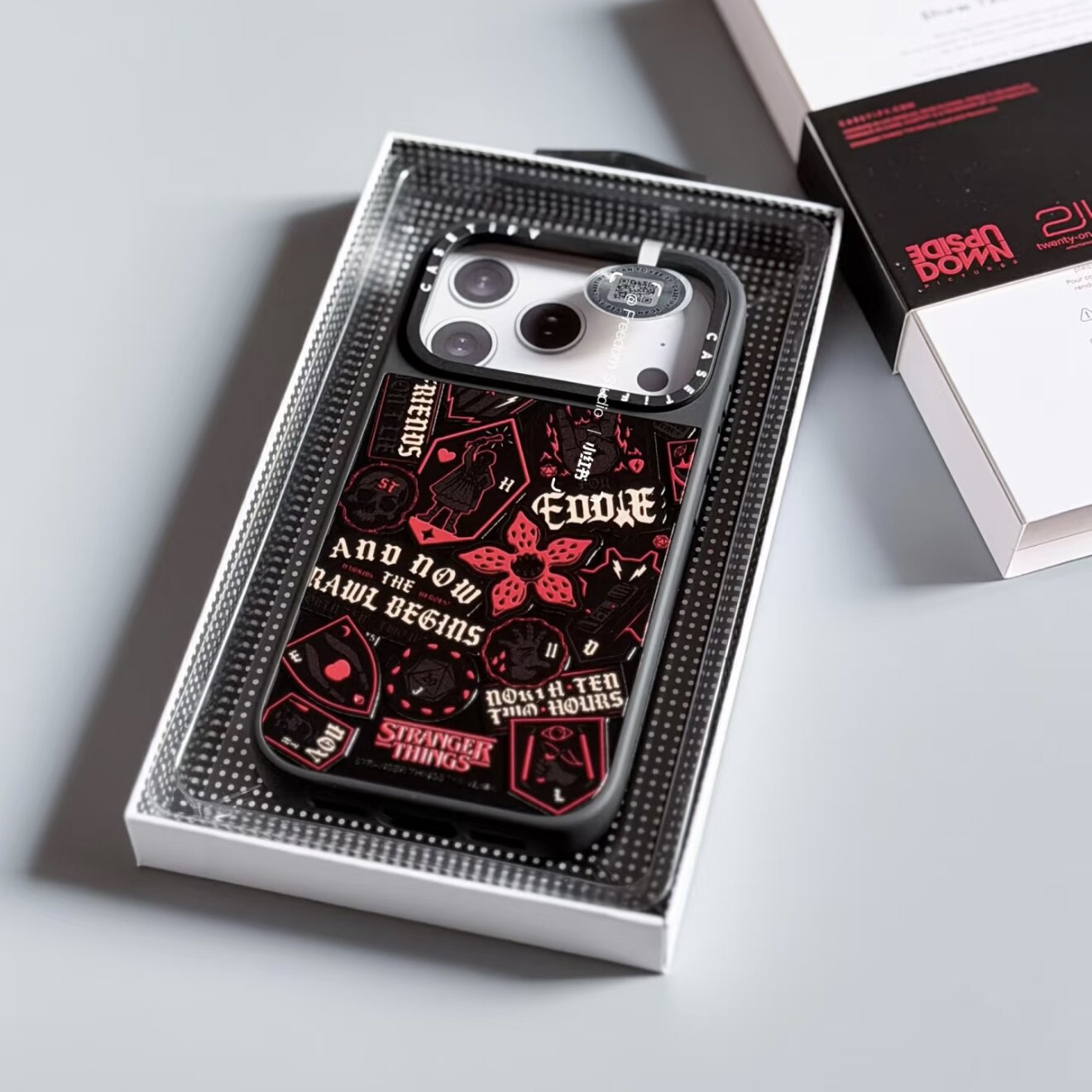 村上隆太阳花标签Casetify 防摔镜面磁吸手机壳适用iPhone 17/Pro/Max