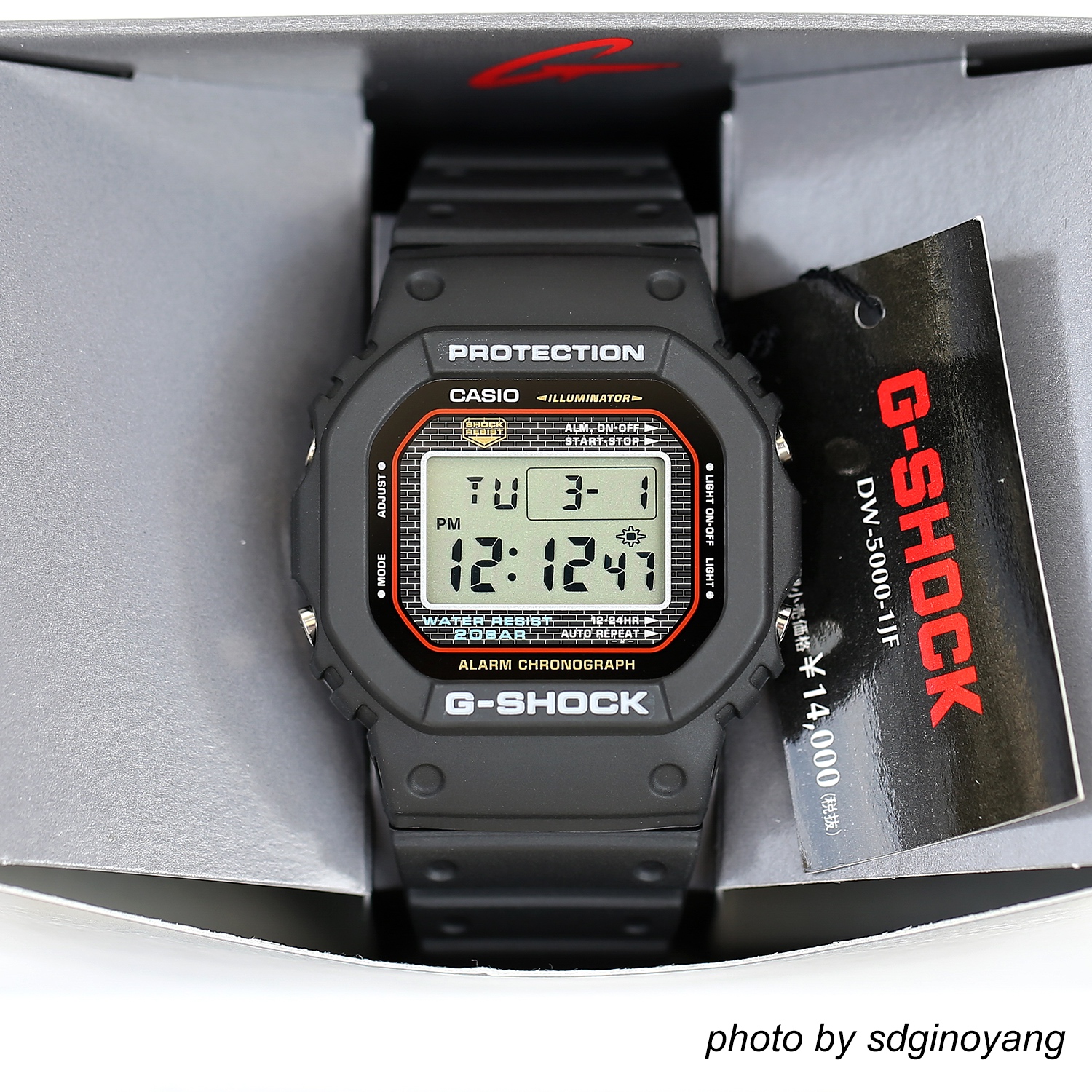 CASIOCASIO G-SHOCK DW-5000C 1983年初代G-SHOCK(歷史G)-Taobao