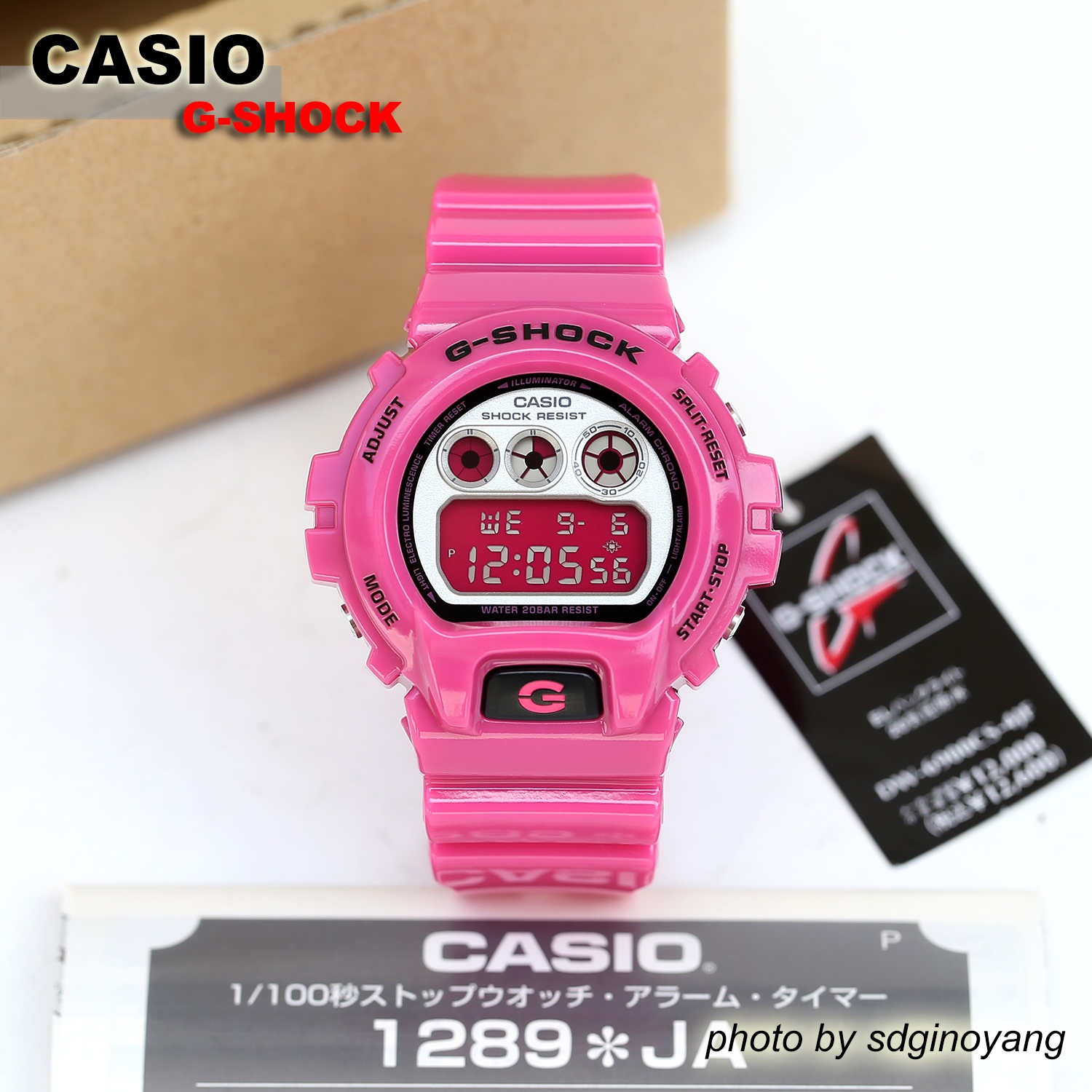 CASIO卡西欧G-SHOCK DW-6900WC-2BT 97年珊瑚礁协会限定全新现货-Taobao