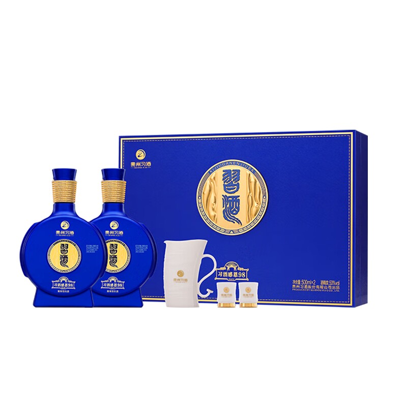 贵州习酒习酒窖藏1988金爵版53度500ml*2瓶酱香型白酒评价- 淘宝网