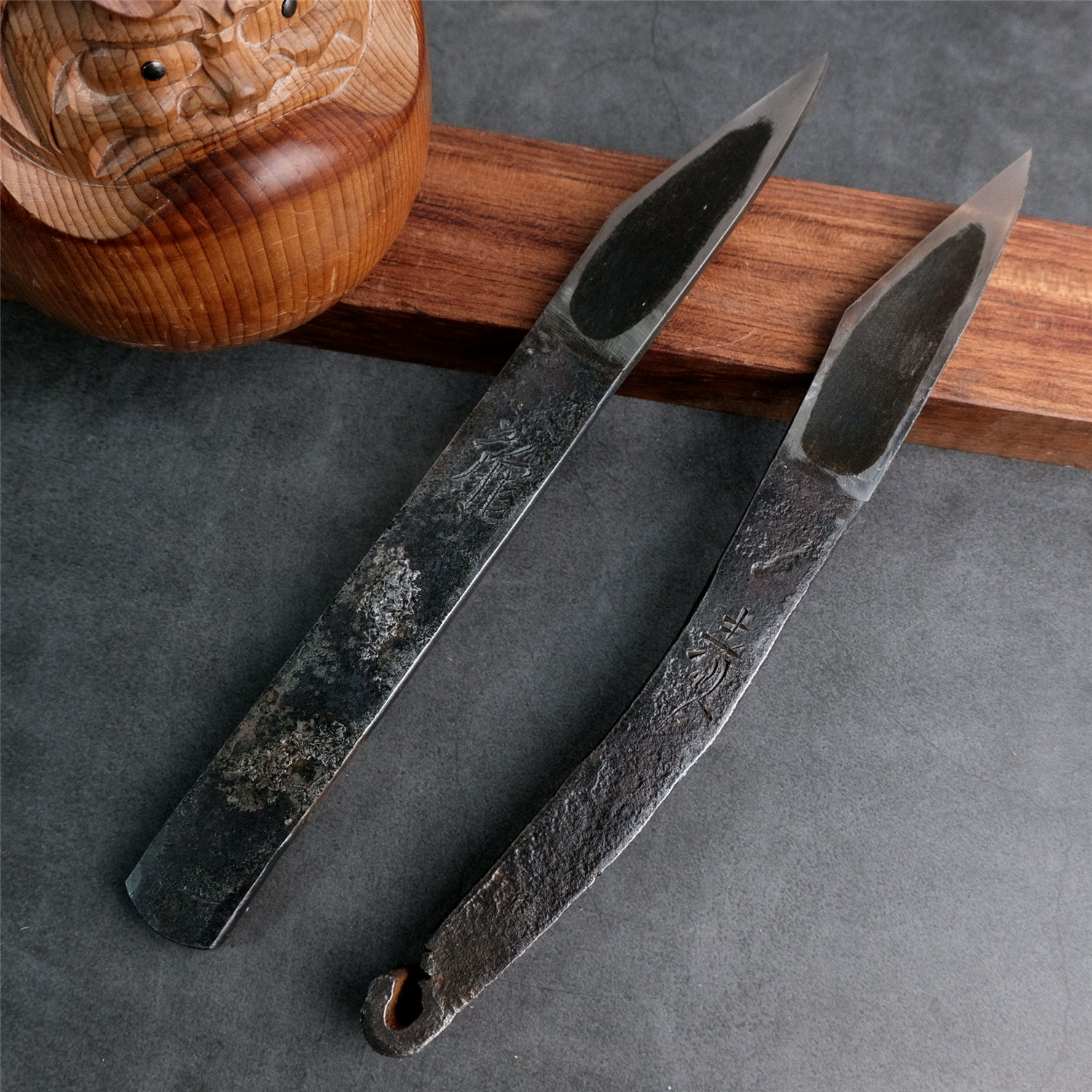 兴光白鹰幸伯作切出小刀和铁大锈胴2号木工雕刻刀嫁接斜口小刀- Taobao
