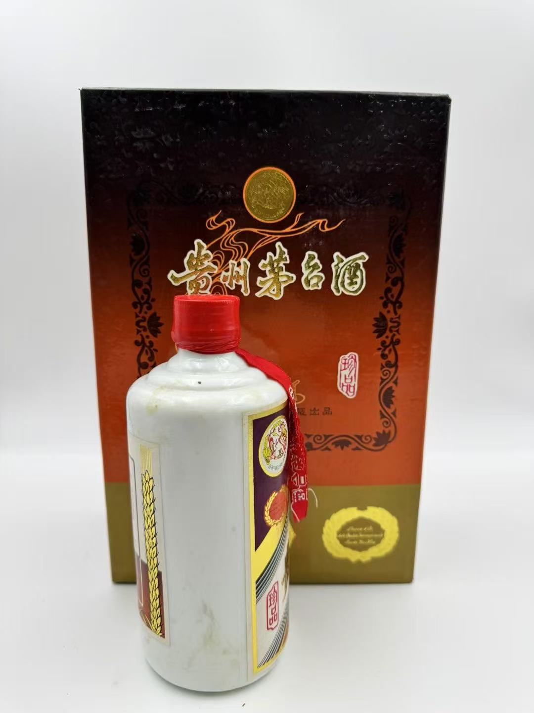小米【希少・未開封】1980年代前半 貴州茅台酒 53度 540ml 宝酒 2002年产十五年年份茅台酒Kwichow Moutai Aged 15 Years (1 BT50