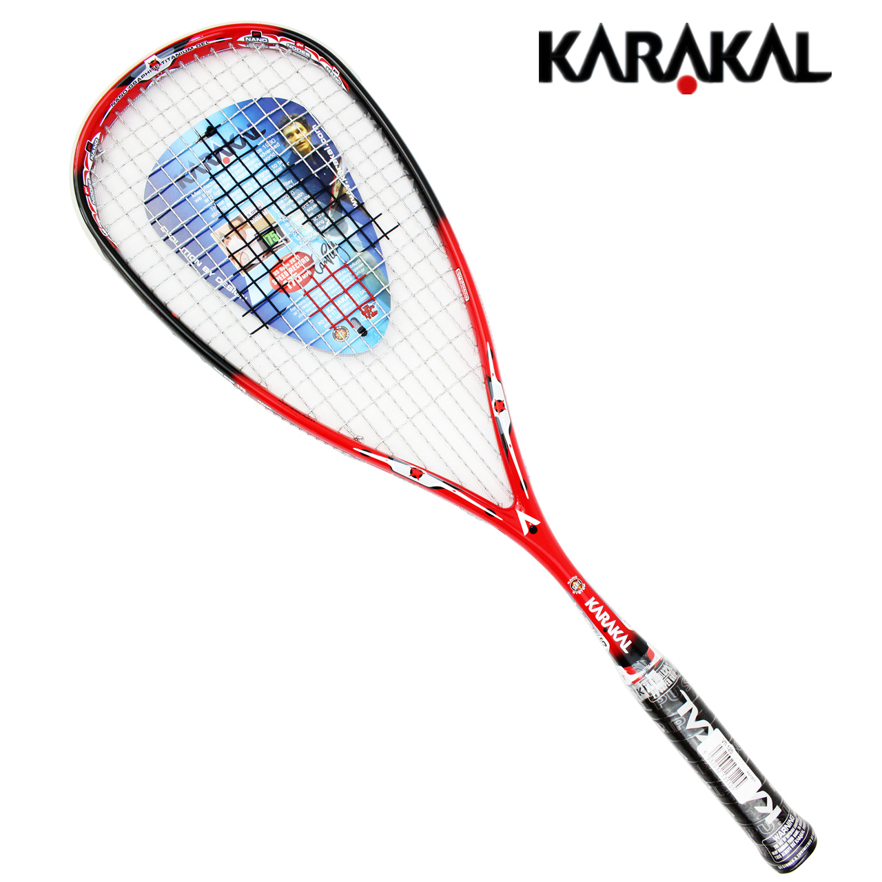 ракетка для игры в сквош KARAKAL v/ti 125 V-ti 125