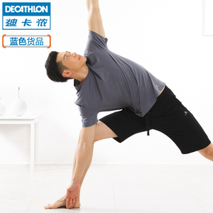 迪卡侬大码健身运动T恤