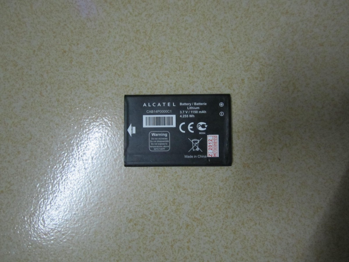 Аккумулятор для мобильных телефонов Alcatel CAB14P0000C1 1150