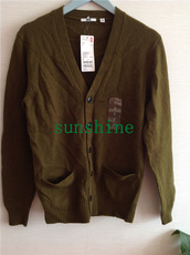 Свитер мужской Мужской овец клетчатый шерсти