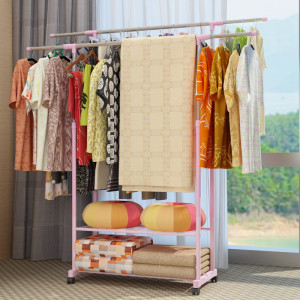 落地室内折叠晒衣架